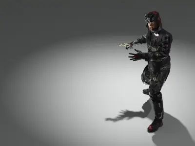 game character Low-poly 3D model