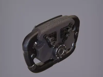 steering wheel auto motor tuning formule  3D model