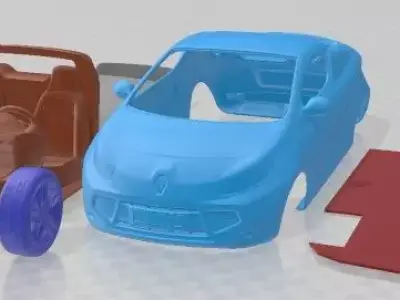 Renault Wind 2011 Printable Car  3D print model
