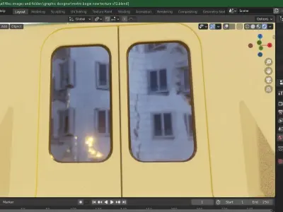 Metro Coach Free low-poly 3D model