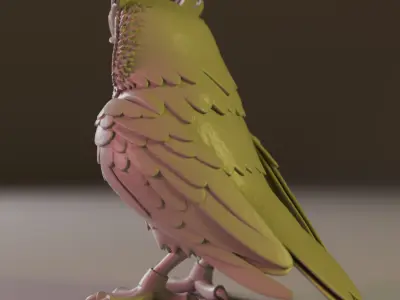 Majestic Horned Owl 3D print model