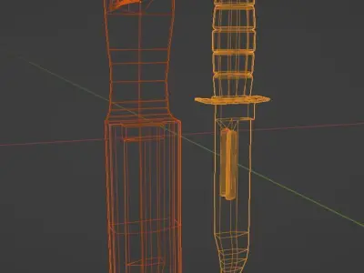 Kabar Free 3D model