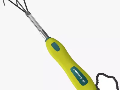 Garden Tool Hand Prong 3D model