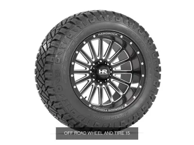 OFF ROAD WHEEL AND TIRE COLLECTION 1 3D Model Pack