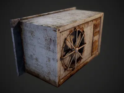 AC Unit Low-poly 3D model purchase