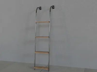 Industrial Style Bookshelf 3D model purchase
