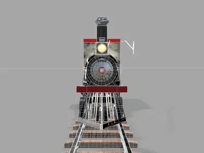 Train 1891 AJHuber 3D model