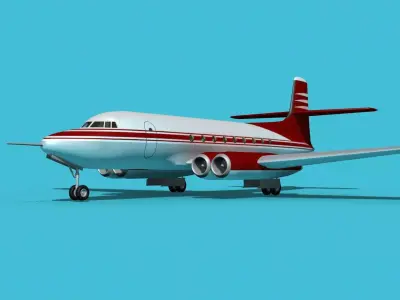 AVRO Canada C-102 Jetliner V03 3D model