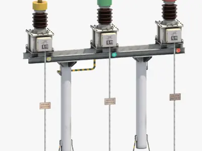 Voltage Transformer 3D model