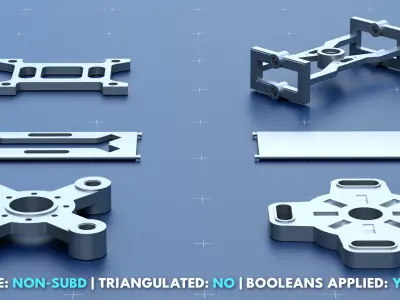 Factory Greeble Kitbash Pack 3 3D model