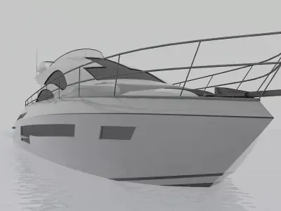 Yacht 3D model purchase