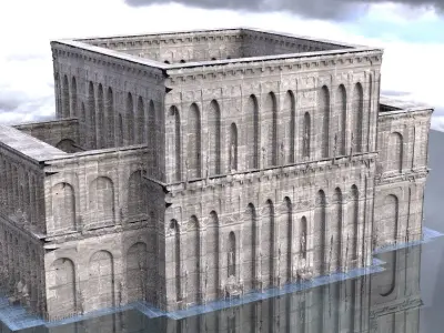 Mansion house Horror Hallways 2 pack  3D model