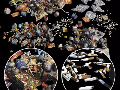 Trash 3D model