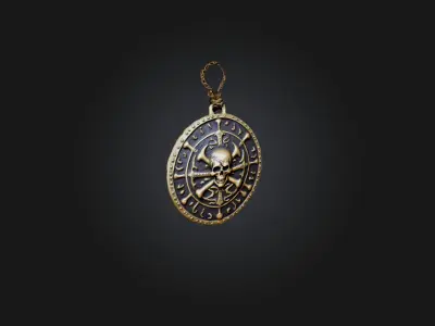 Pirates Medallion 3D model