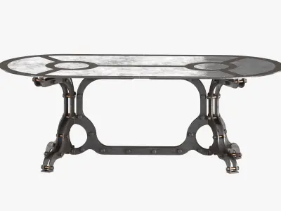 Rust Coffe Table  3D model