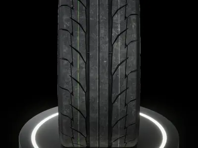 Nitto NT555 R2 Drag Radial 315 35R20 XL 106W 3D model