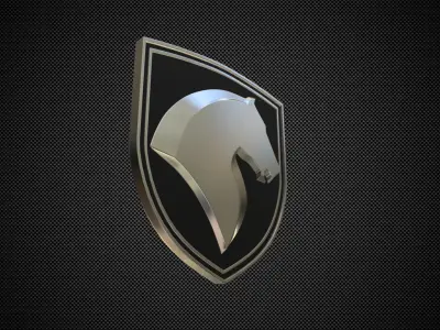 Khodro logo 3D model