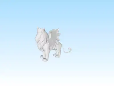 The king of lions 3D model