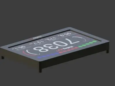 Holley Dash 3D model