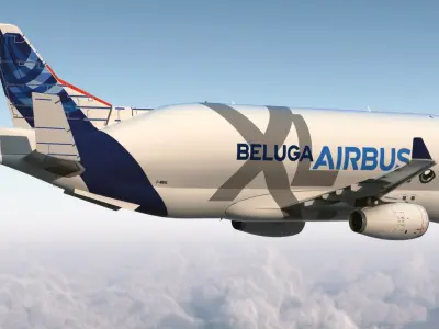 Airbus Beluga XL A330 743L Rigged 3D Model