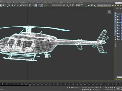 B407GXi 3D model