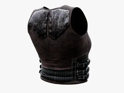 Military Tactical Vest Low-poly 3D model