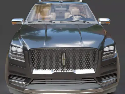 Lincoln Navigator L Hyper Detailed Full-Size SUV 3D model