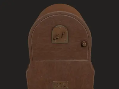 Antique Clock Low-poly 3D model shop