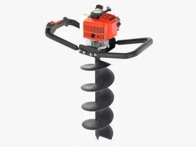 Earth Auger 3D model