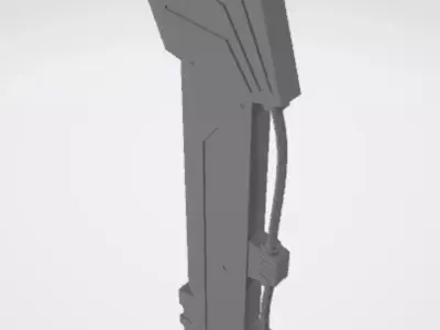 Large Heat Saber - SCI FI Sword 3D print model
