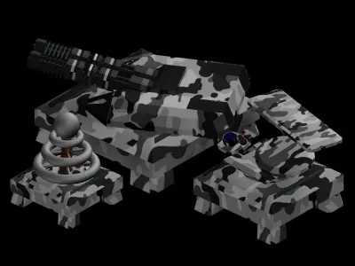 A set of 3d models for the game rimworld 3D model