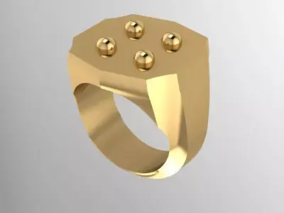 free ring Free 3D print model