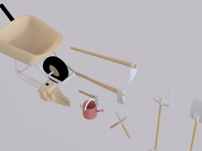 11 Tools Collection 3D model