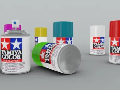 Cans Color  Spraydosen  3D model