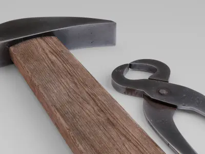 Tools package 02 Low-poly 3D model