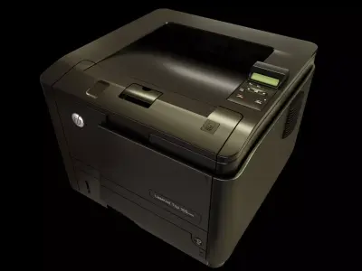 3D Laser Printer 3D model