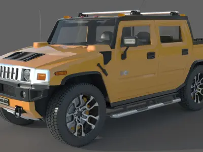 Hummer H 2 Sut 3D model