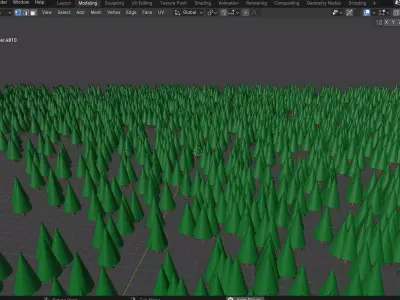 forest gun knight set 3D model