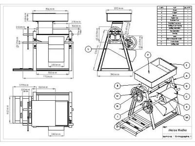 Maize Sheller Free 3D model