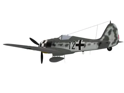 Focke Wulf Fw190 A6 3D model