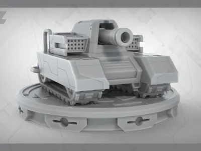 TANK ER-BOT 21 3D print model
