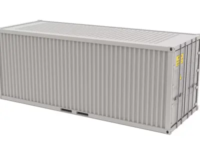 Container Battery Storage System 3D model
