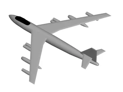 Boeing B-47 Stratojet   3D model