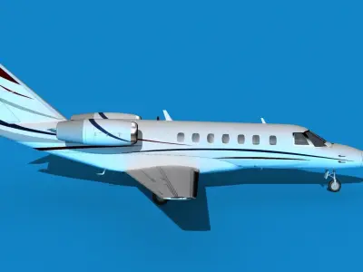 Cessna C528 Citation CJ3 V02 3D model
