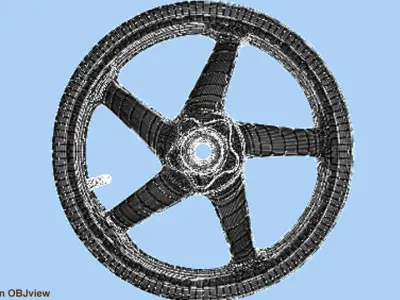 Motorcycle Sportrim type 2 3D model