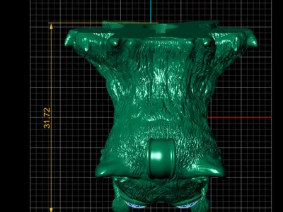 Antique PANDANT 3D PRINTABLE MODAL  3D print model