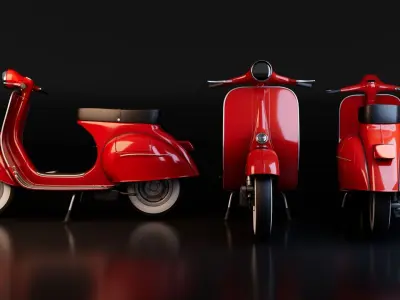Scooters 3D model