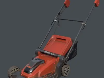 GrassCutter lawn mower Low-poly 3D model
