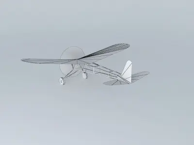 model aeroplane toy airplane Free 3D model