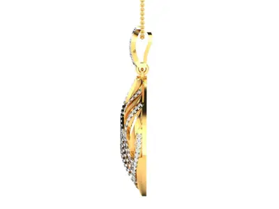 Pendant Women 3dm STL FBX OBJ Render Details 3D print model